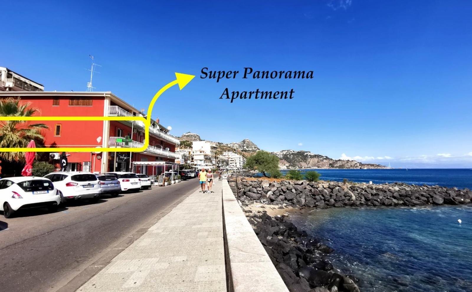 Super Panorama & Astonishing Apartment Seaview Giardini Naxos Ngoại thất bức ảnh